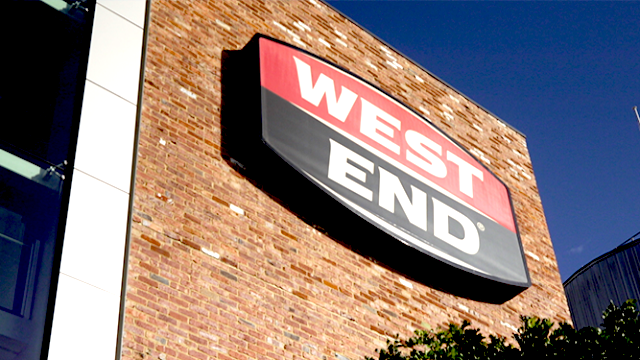 Image of West End store sign