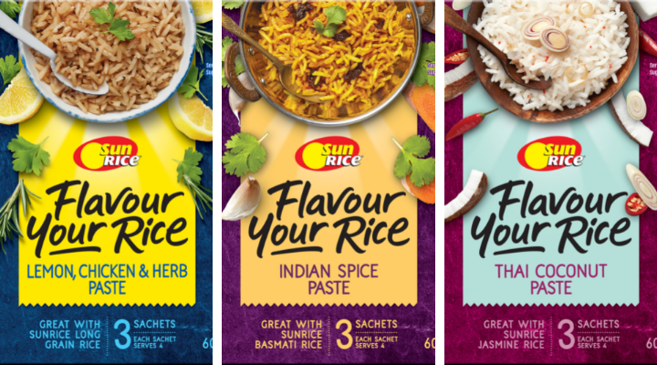 SunRice launches first-in-category cook-in flavour rice sachet