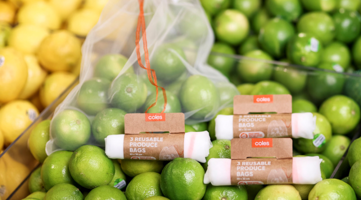 Coles to phase out plastic produce bags in new trial