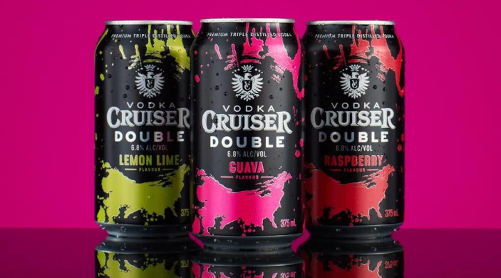 Vodka Cruiser switches it up with new RTD vodka with twice the alcohol