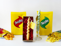 Twisties and Angel Aromatics team up for chicken and cheese-scented candles