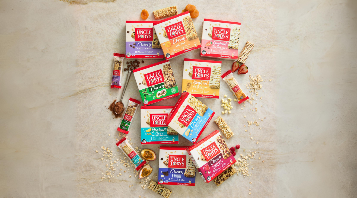Uncle Toby's rolls out new back-to-school snack range