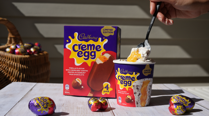 Peters Ice Cream x Cadbury Creme Egg range makes its return for easter