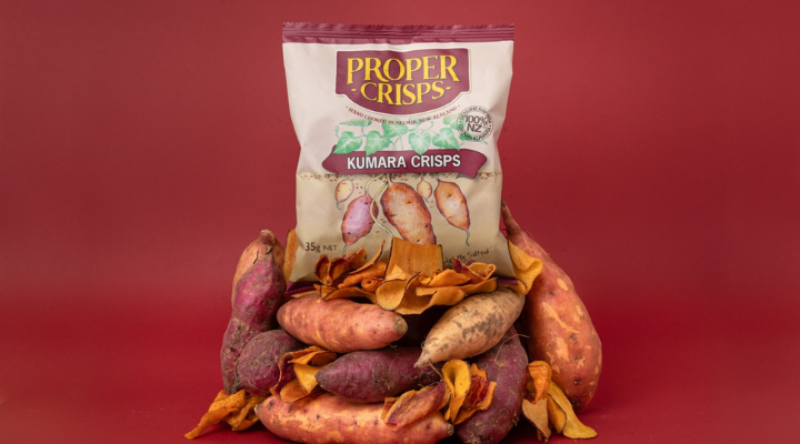 Proper Crisps renews supply deal with Kaipara Kūmara