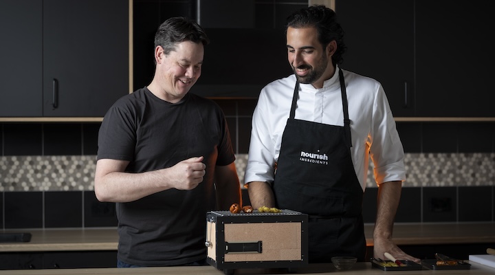 Two executives of Nourish Ingredients.