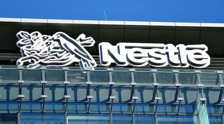 Company signboard Nestle