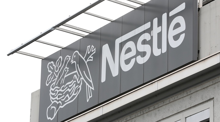 Nestle sign