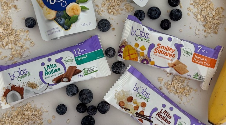 Image of Bubs Australia products.