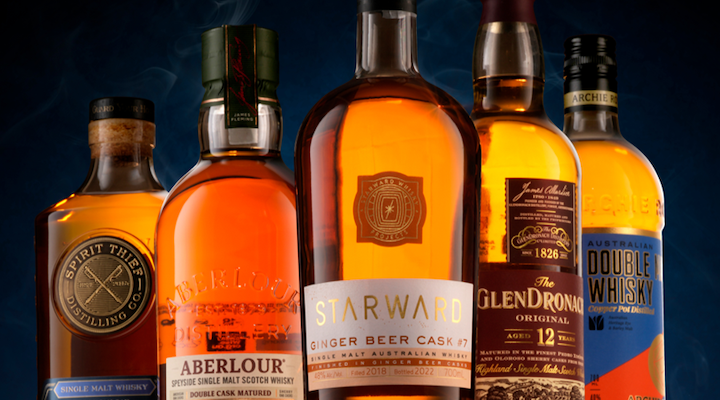 Image of whiskeys.