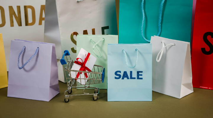 Christmas sales bag