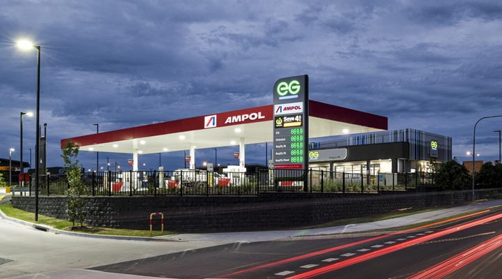 EG Ampol fuel site