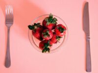 Bowl of strawberries