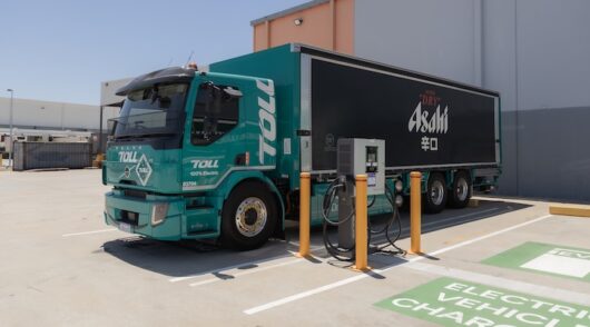 Asahi and Toll - EV - launch - charging station