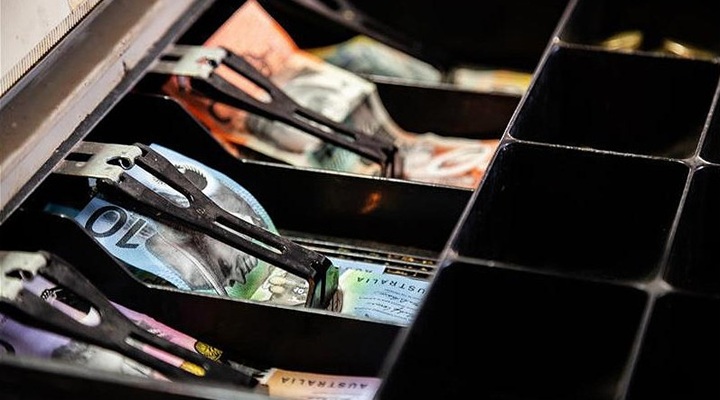 cash in register
