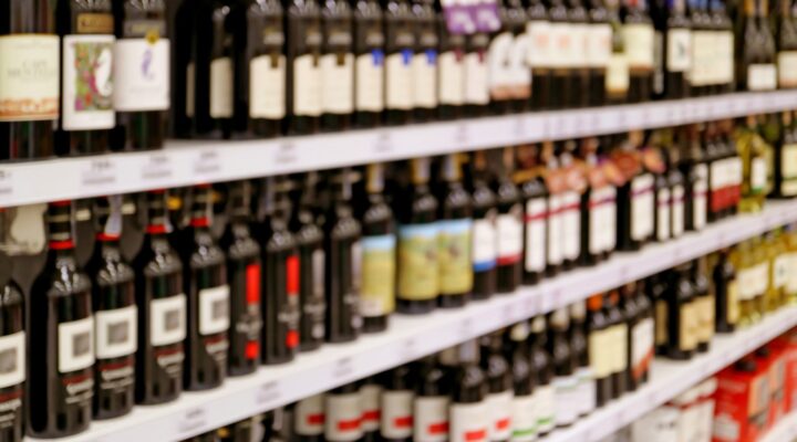 inside a bottle shop